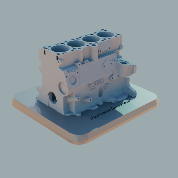 Miniatura Bloco Motor AP 3D